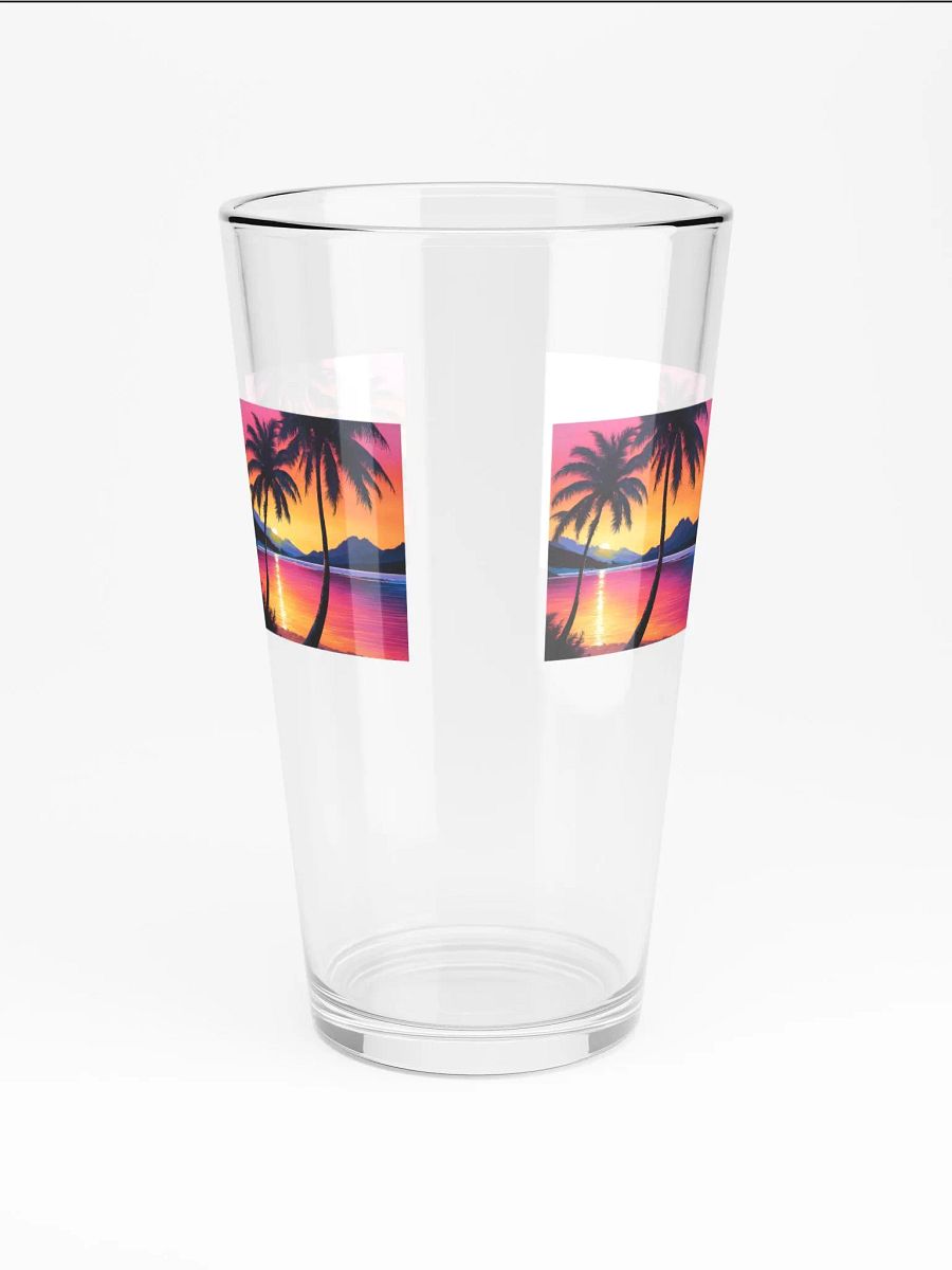 Palm Tree Beer Glass product image (3)