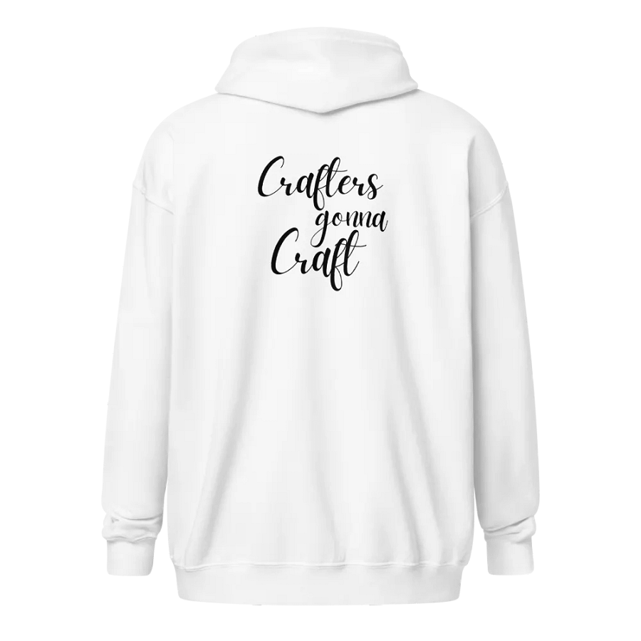 Crafters gonna Craft Heavy Blend Zip Hoodie product image (1)