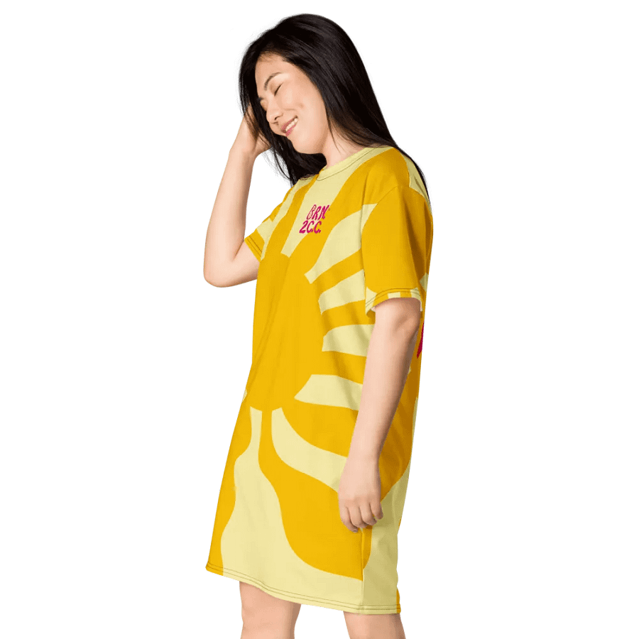 Golden Hour Sun T-Shirt Dress – BOURNE to Cape Cod™ product image (3)