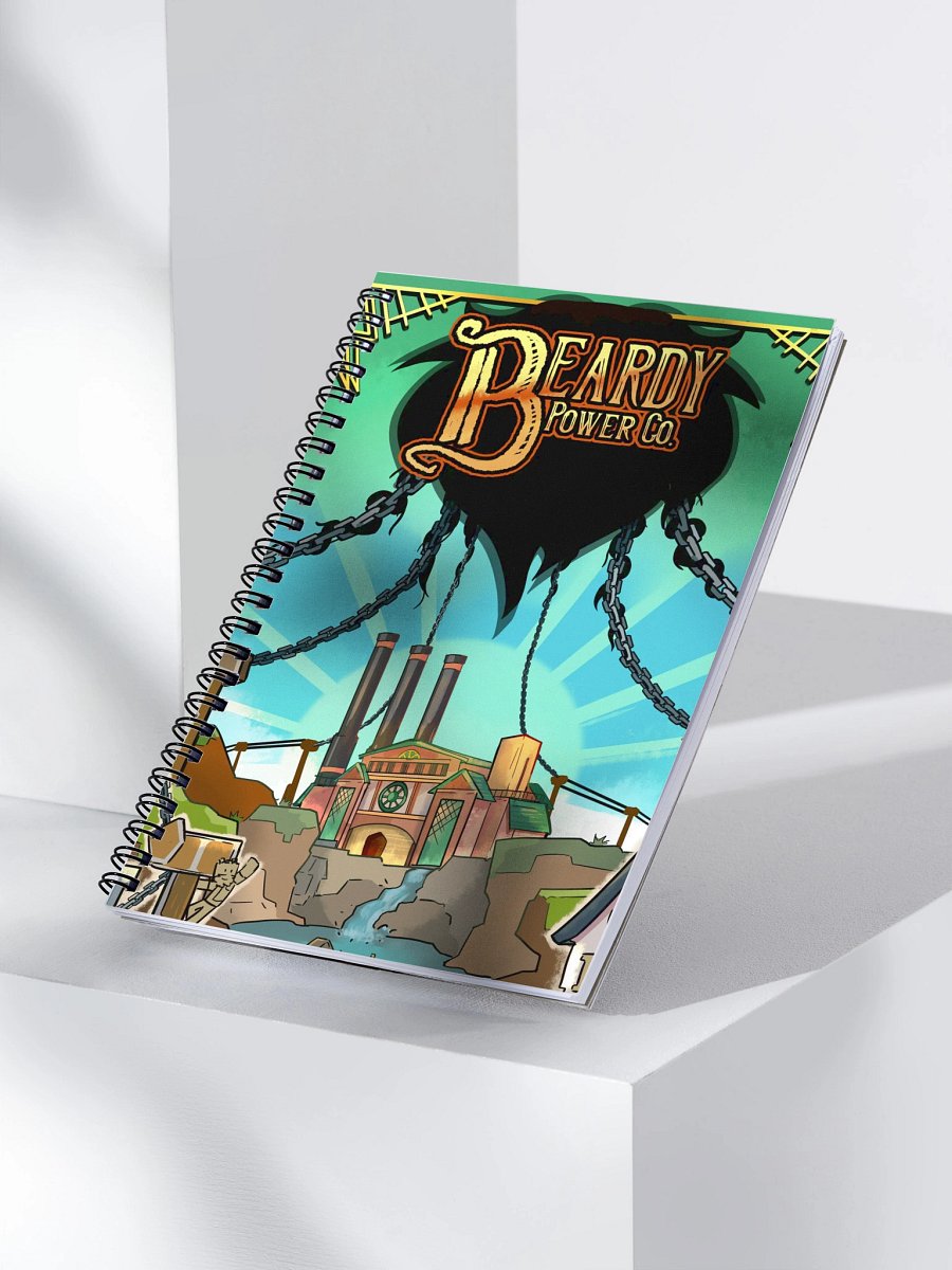 Beardy Power Co Notepad (Blue) product image (3)