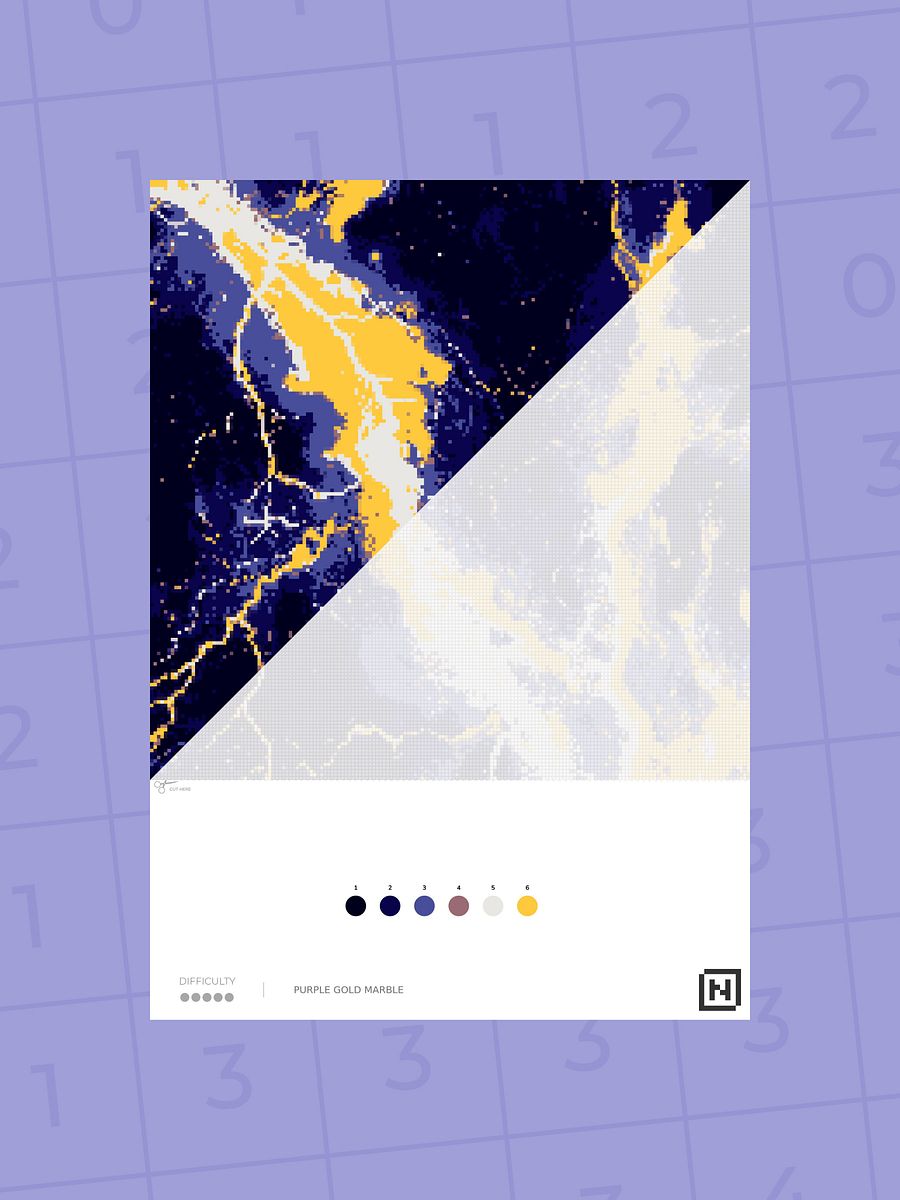 Purple Gold Marble product image (14)