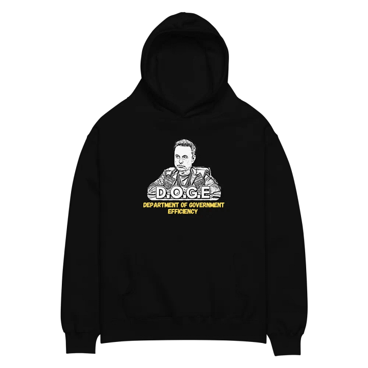 Musk D.O.G.E (Drain the swamp) Stylized Oversized Hoodie product image (2)