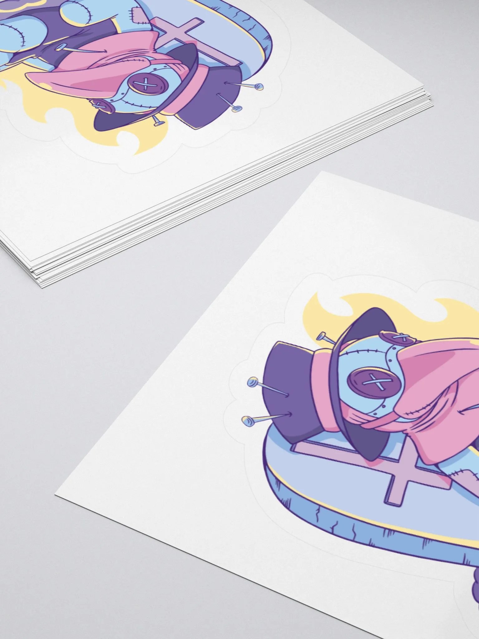 Plague Doctor Goth Pastel Halloween Funny Sticker product image (4)