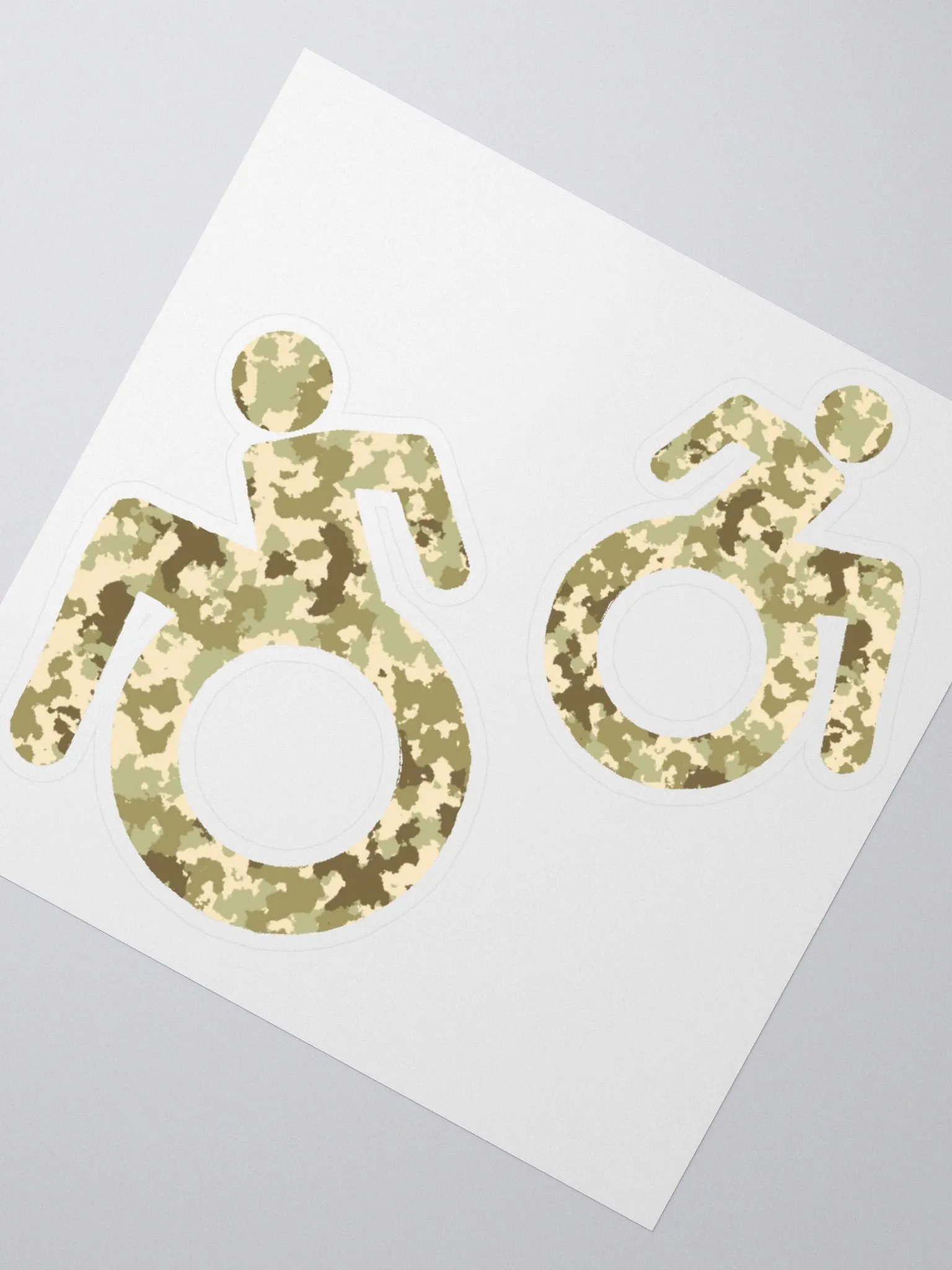 Wheelie, Desert Camo Sticker Sheet product image (2)