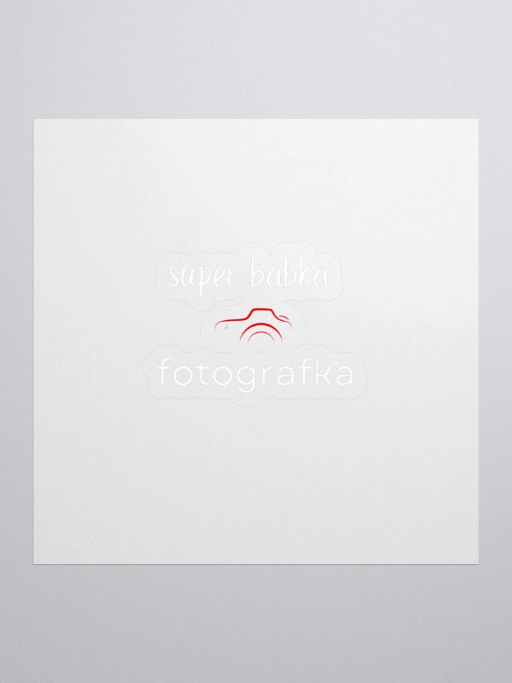 Super babka fotografka - naklejka product image (1)
