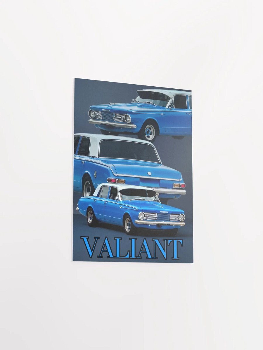 Vintage Blue Car Poster product image (5)