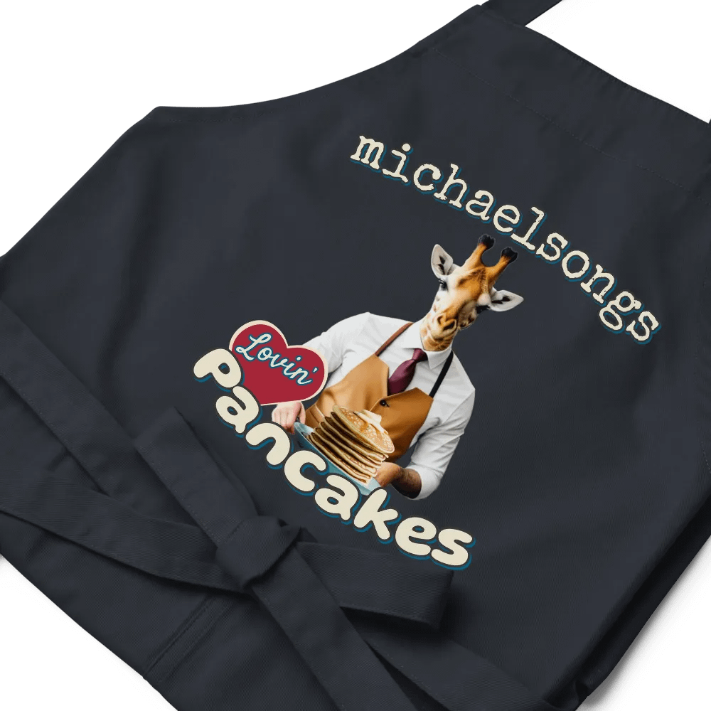 organic apron with Lovin' Pancakes logo product image (6)