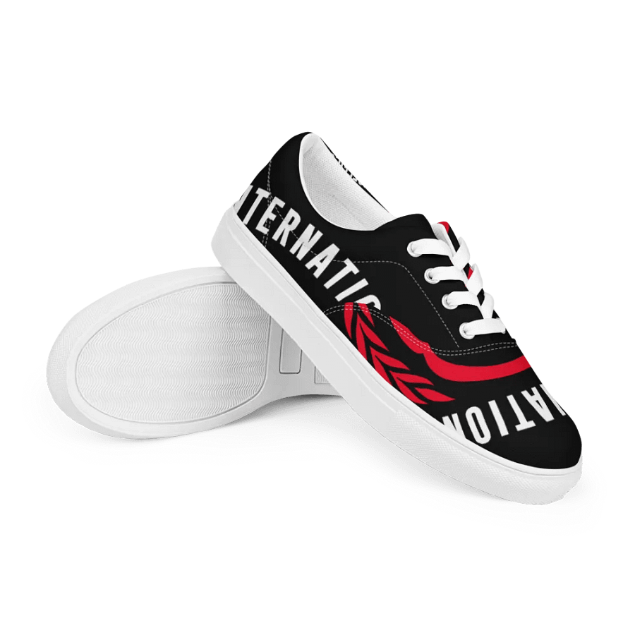 IFBNewsfeed.Org's Women's Lace-Up Canvas Shoes product image (10)