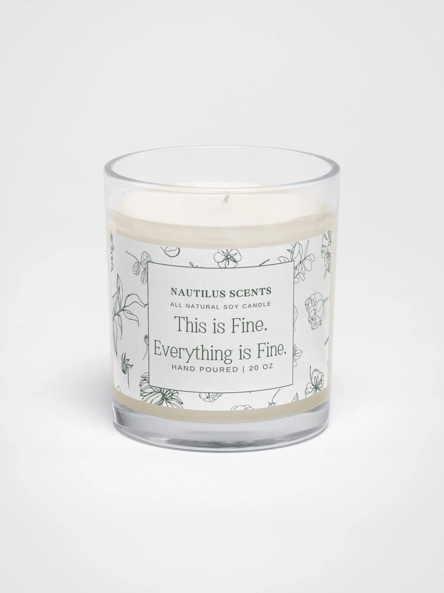 Everything Is Fine Natural Soy Candle product image (1)