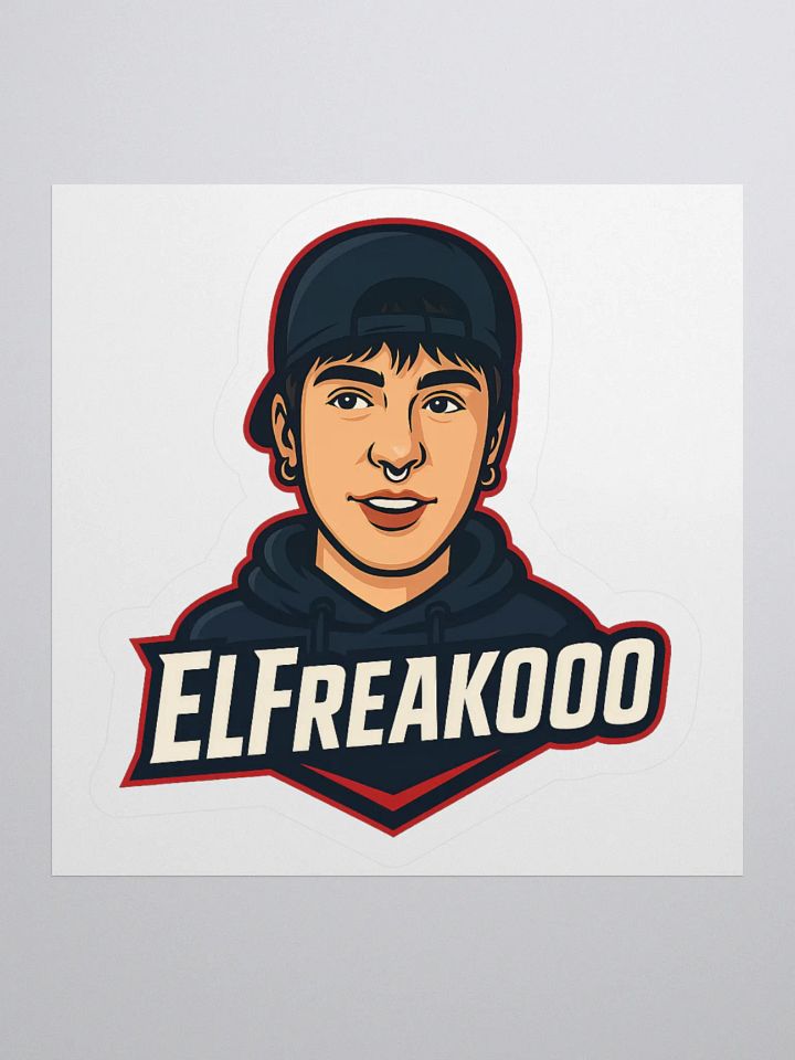 ElFreakooo Logo Sticker product image (1)