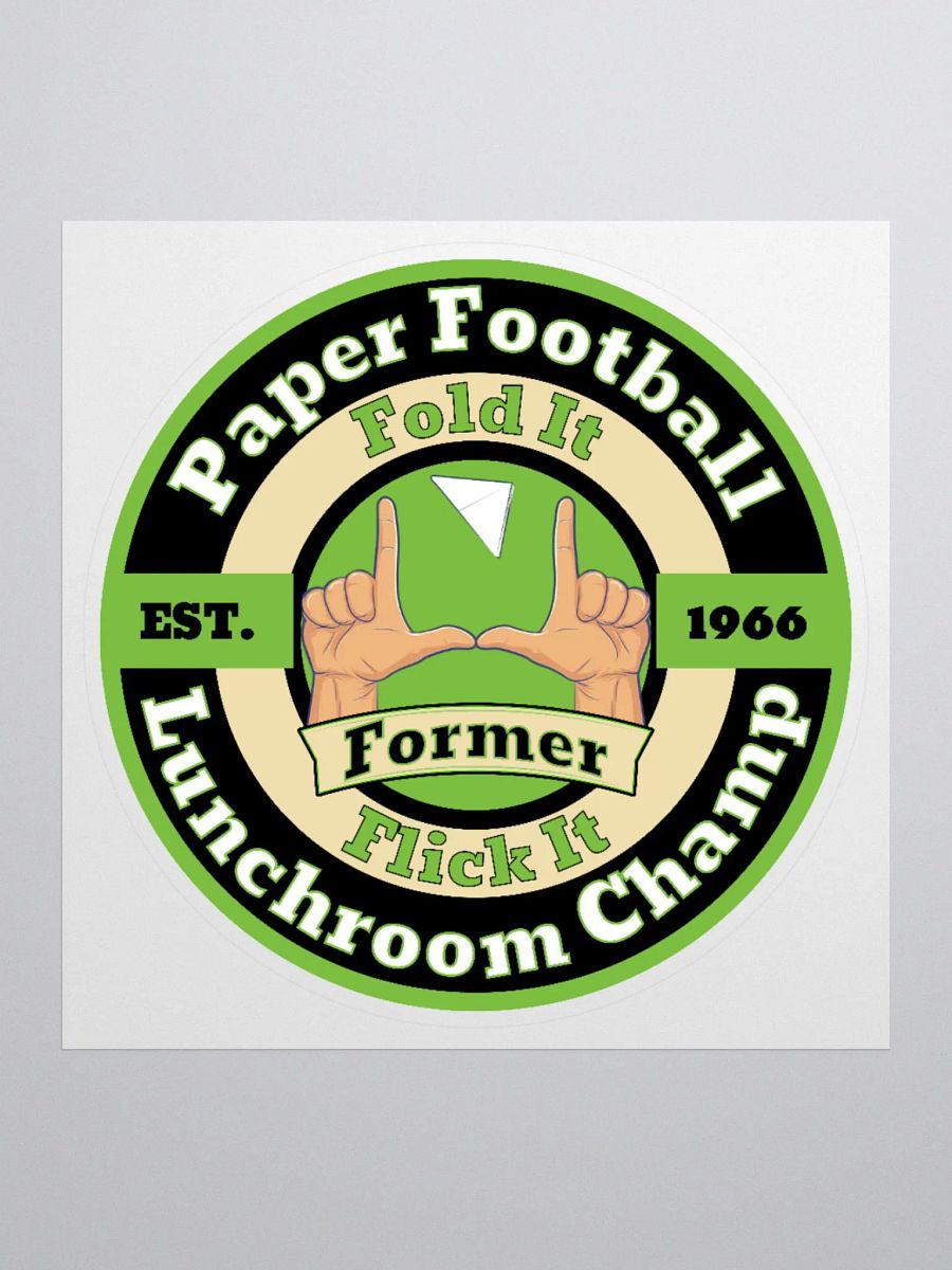 Paper Football Champ Sticker product image (1)