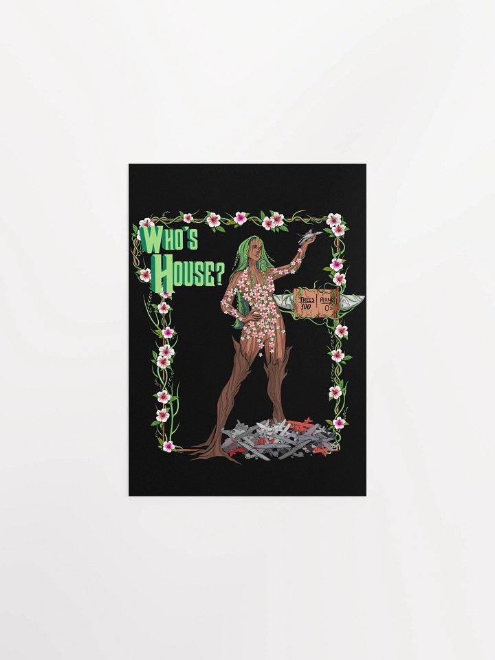 "Who's House, Groot's House" Poster (Dark) product image (1)