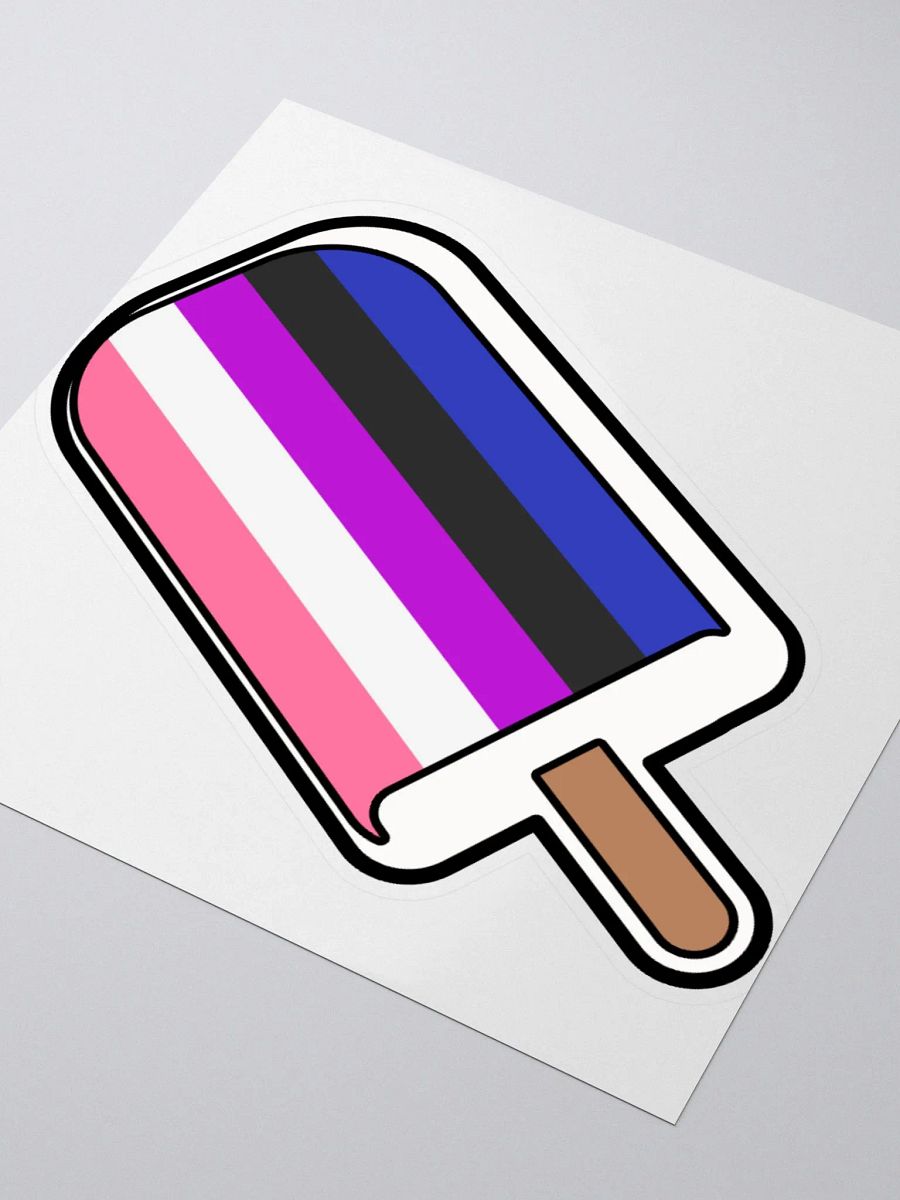 Genderfluid Popsicle Sticker product image (3)