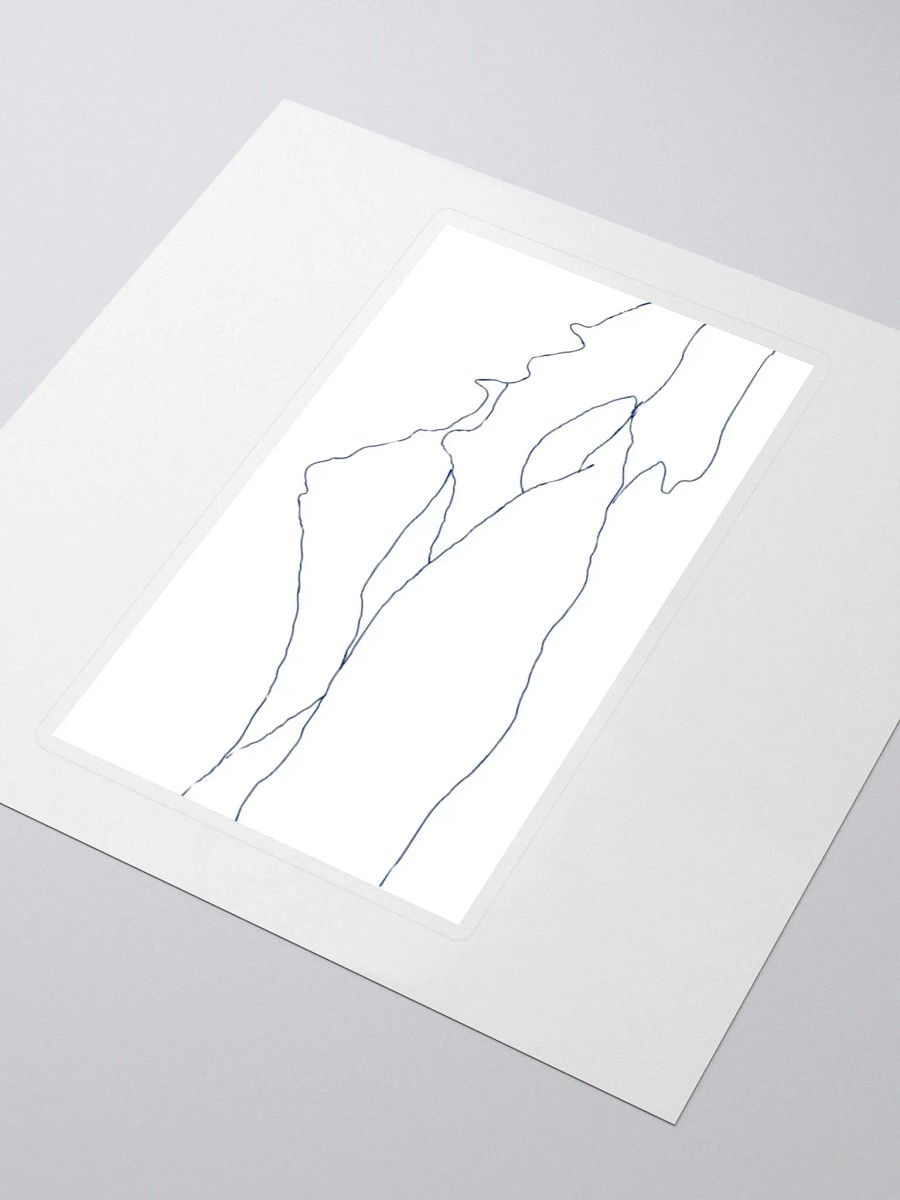 Gilbert Peak sticker (plain outline sketch) product image (8)