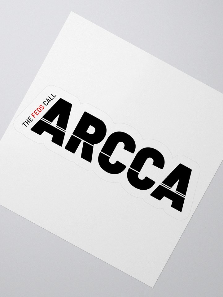 The Feds call ARCCA (sticker) product image (4)