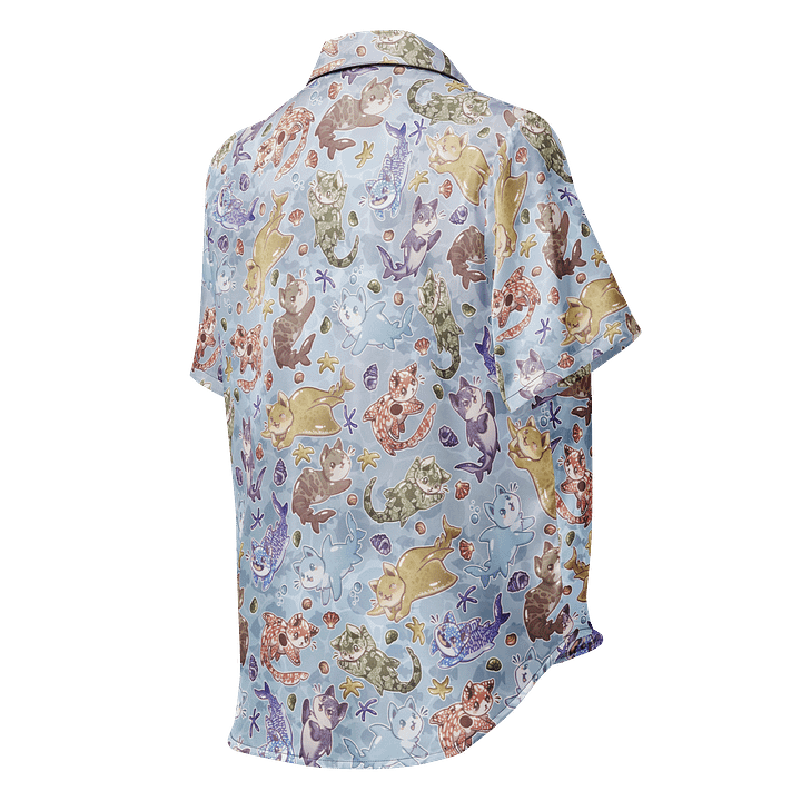 CATSHARK - short sleeve pajama top product image (2)