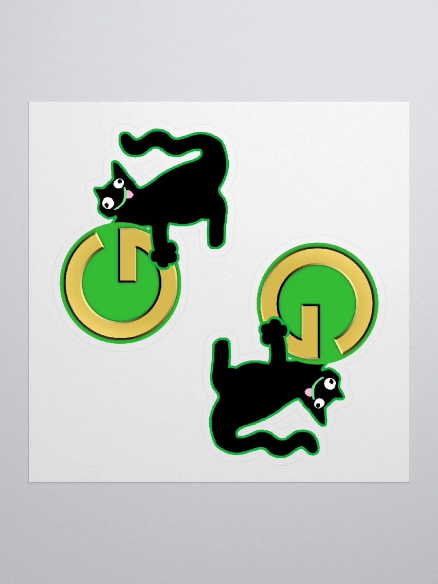 Stickers - DerpCat with Pre-2025 Gumstitch Logo product image (3)
