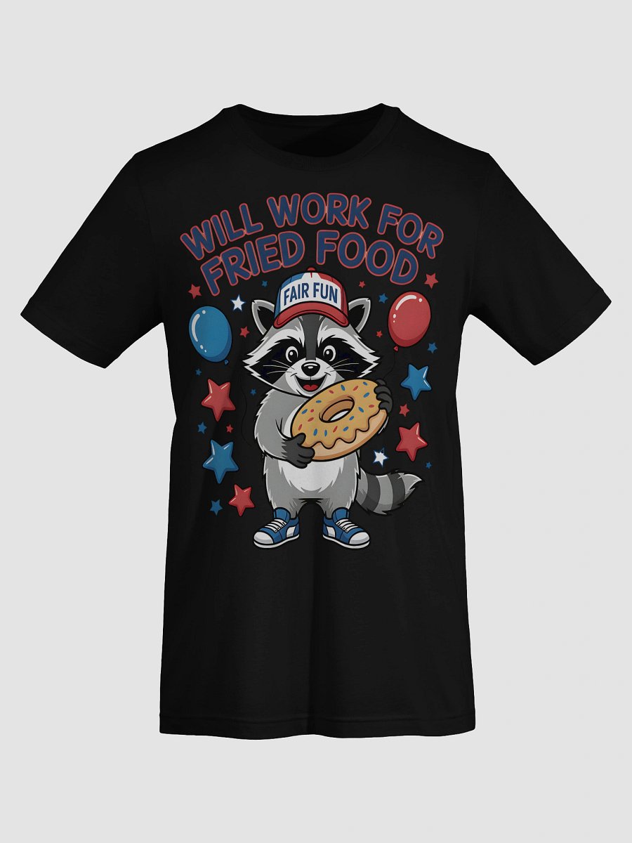 Fair Fun Raccoon Doughnut T-Shirt product image (19)