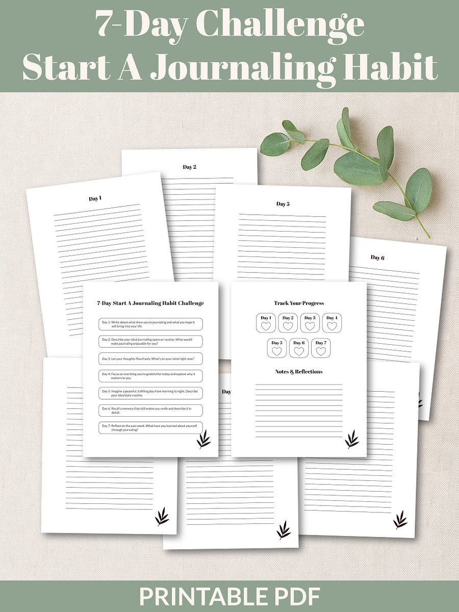 Intentional Living & Everyday Joy Bundle 7-Day Challenges Printable product image (4)