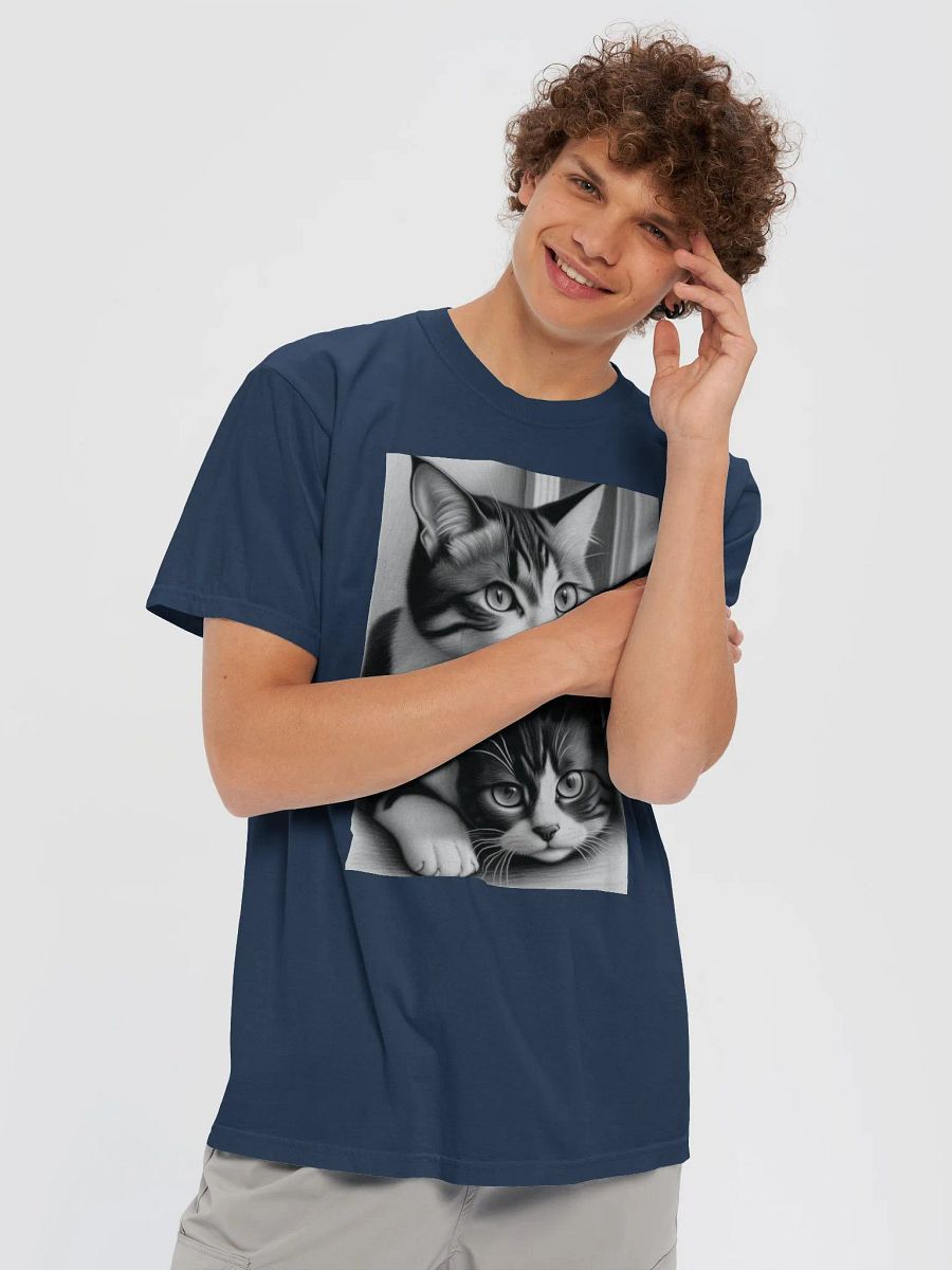 Striped Feline Duo T-Shirt product image (57)