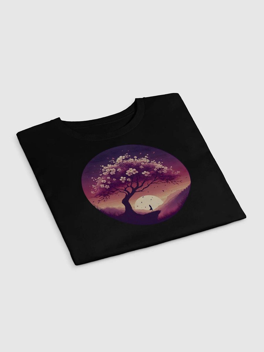 Silhouette Under a Blooming Tree Premium Crop Top product image (3)