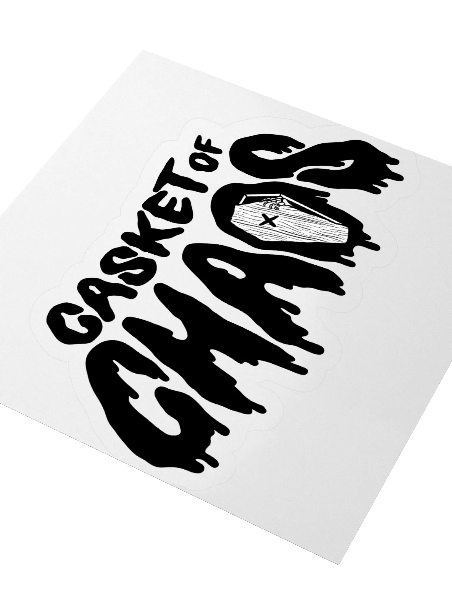 Casket of Chaos (Black) Kiss Cut Stickers product image (3)