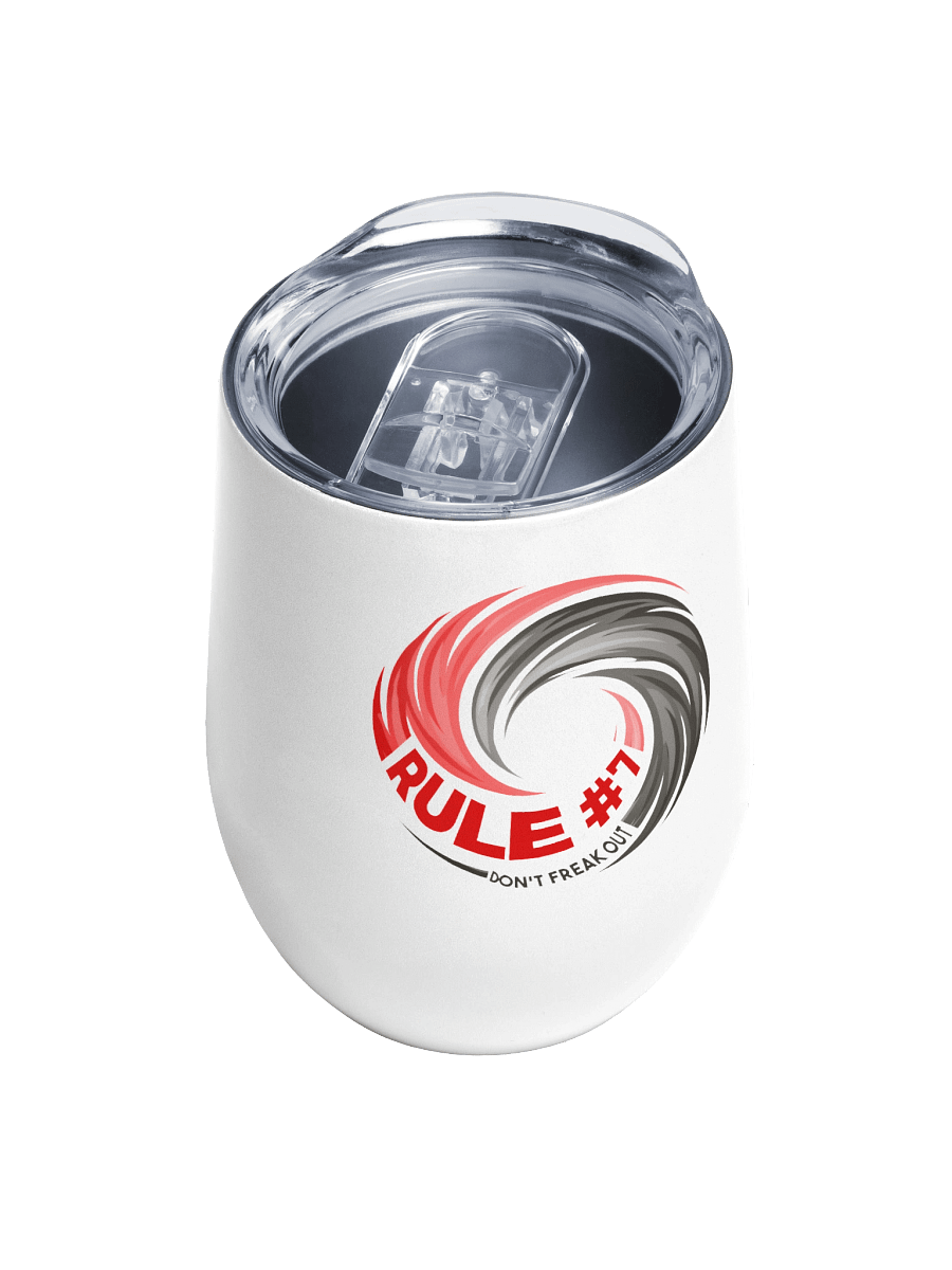Rule #7 Wine Tumbler Pewter and Red product image (4)