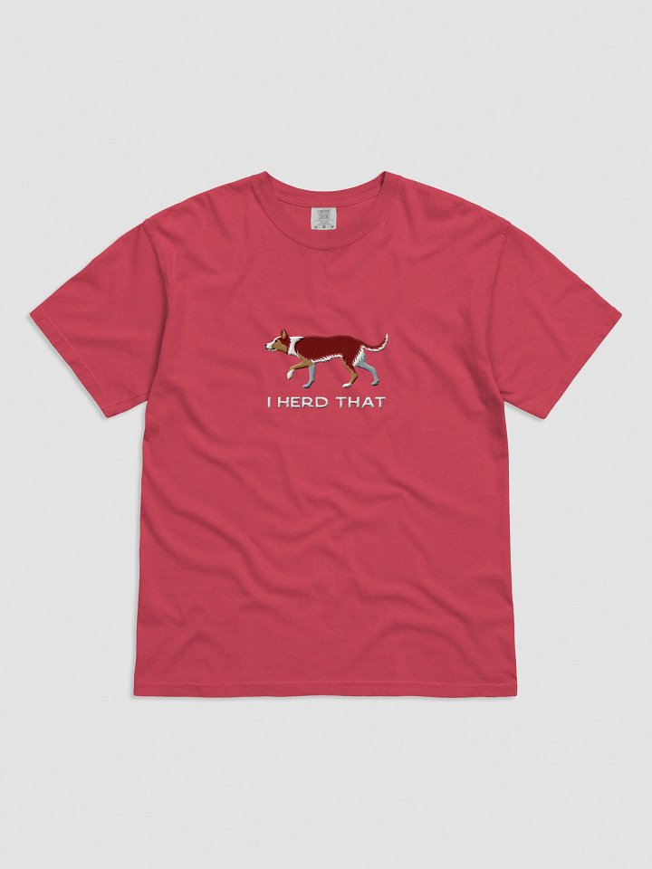 I Herd That T-Shirt(Embroidered) of an Australian Koolie(Red Tricolor) product image (41)