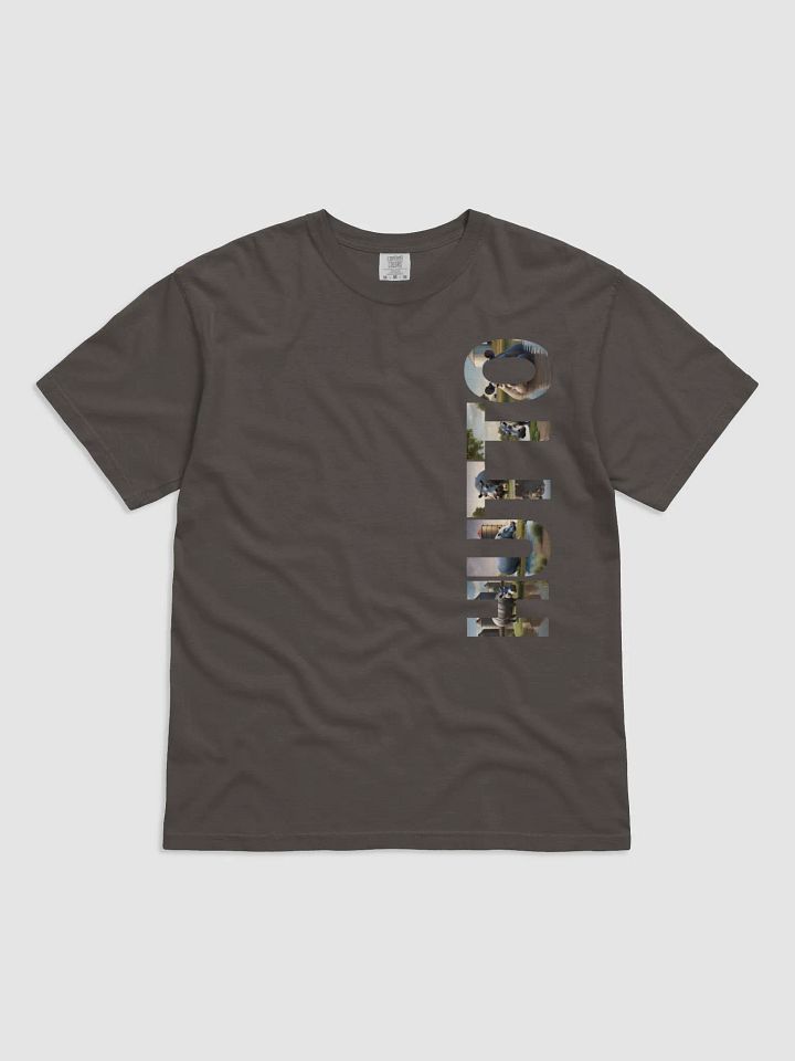 Hippos in Hutto Lettering Illustration Comfort Tee product image (2)