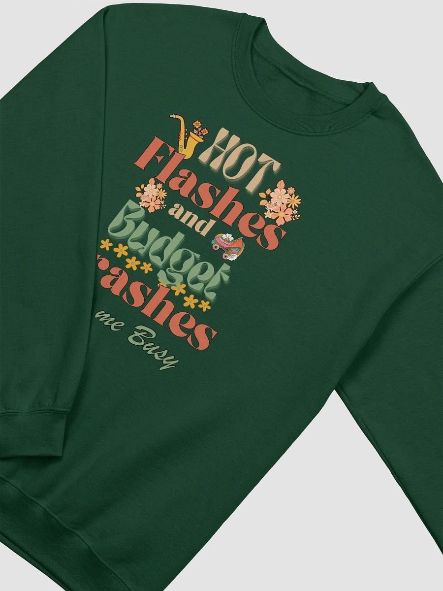 Retro Hot Flashes and Budget Crashes Sweatshirt product image (8)