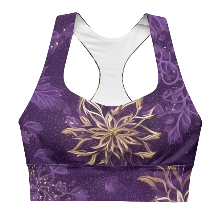 Purple Glam Sports Bra product image (2)
