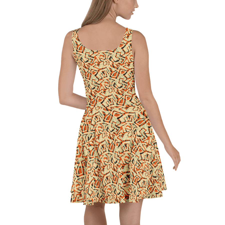 Orange Grunge | Skater Dress product image (5)