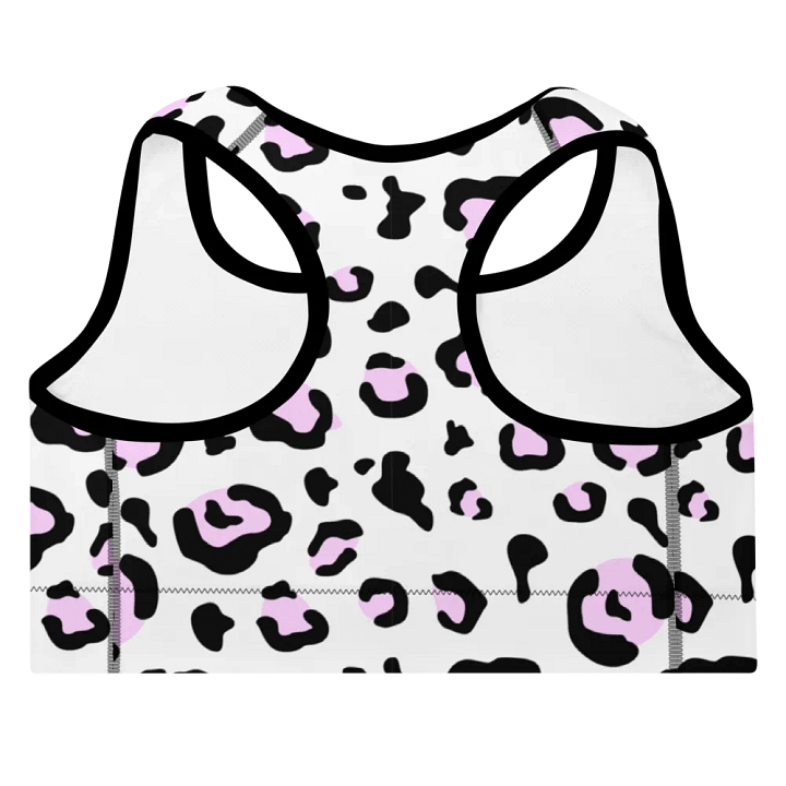 Pastel Leopard Print All-Over Padded Sports Bra product image (2)