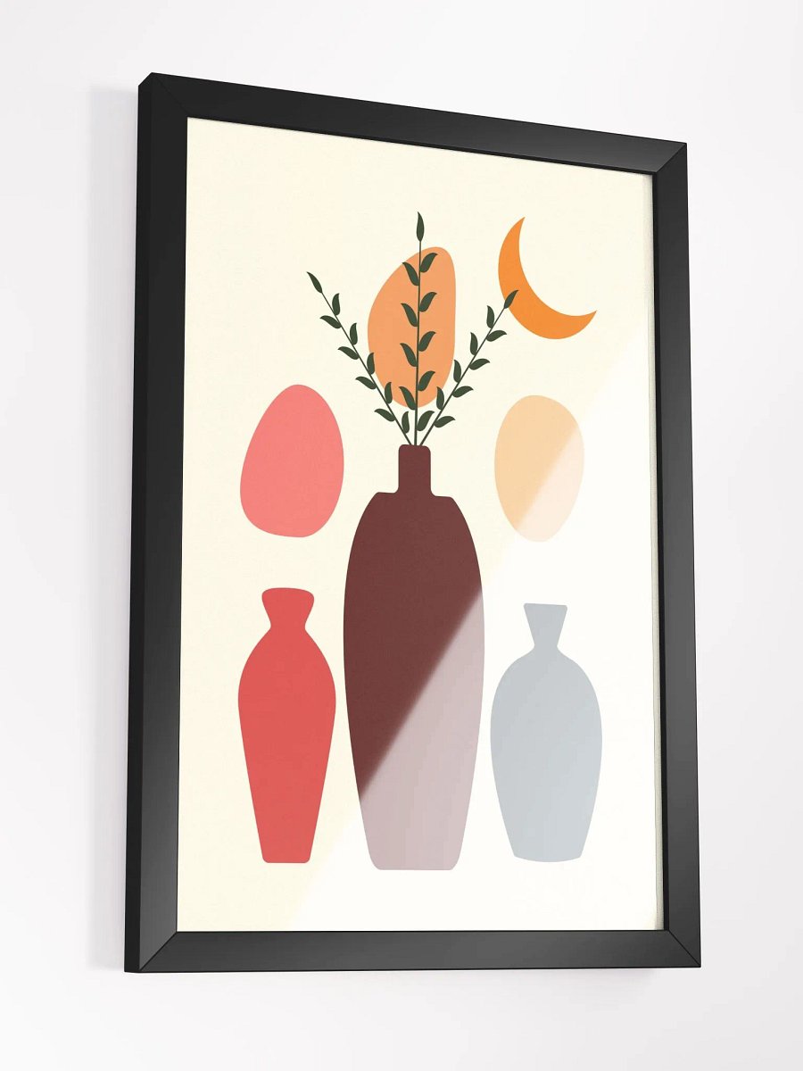 Abstract Vases Framed Matte Poster product image (13)