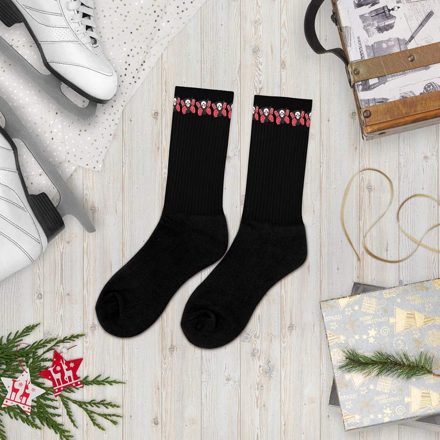 Black Visceral Stripe Socks product image (16)