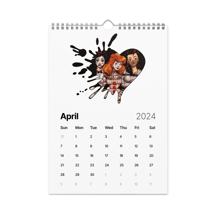 Disney Horror 2024 Wall Calendar product image (2)