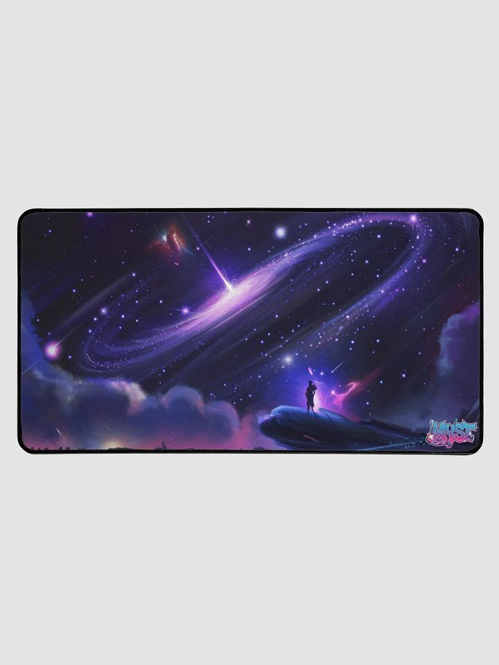 Midnight Galaxy Mouse Mat – Glide Through the Stars (OG ThisIsMystMusic Logo) product image (1)