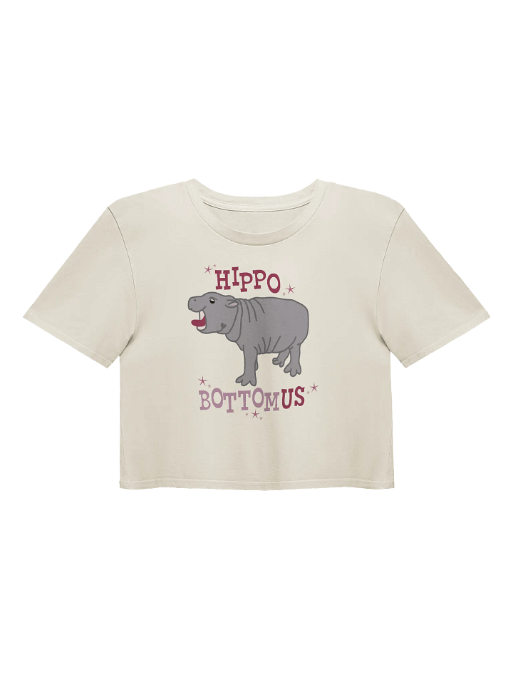 HippoBOTTOMus Crop Top | Funny Gay Art product image (1)