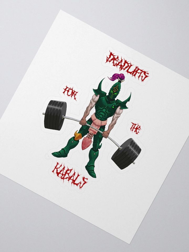 Deadlifts For The Kabals - Sticker product image (2)