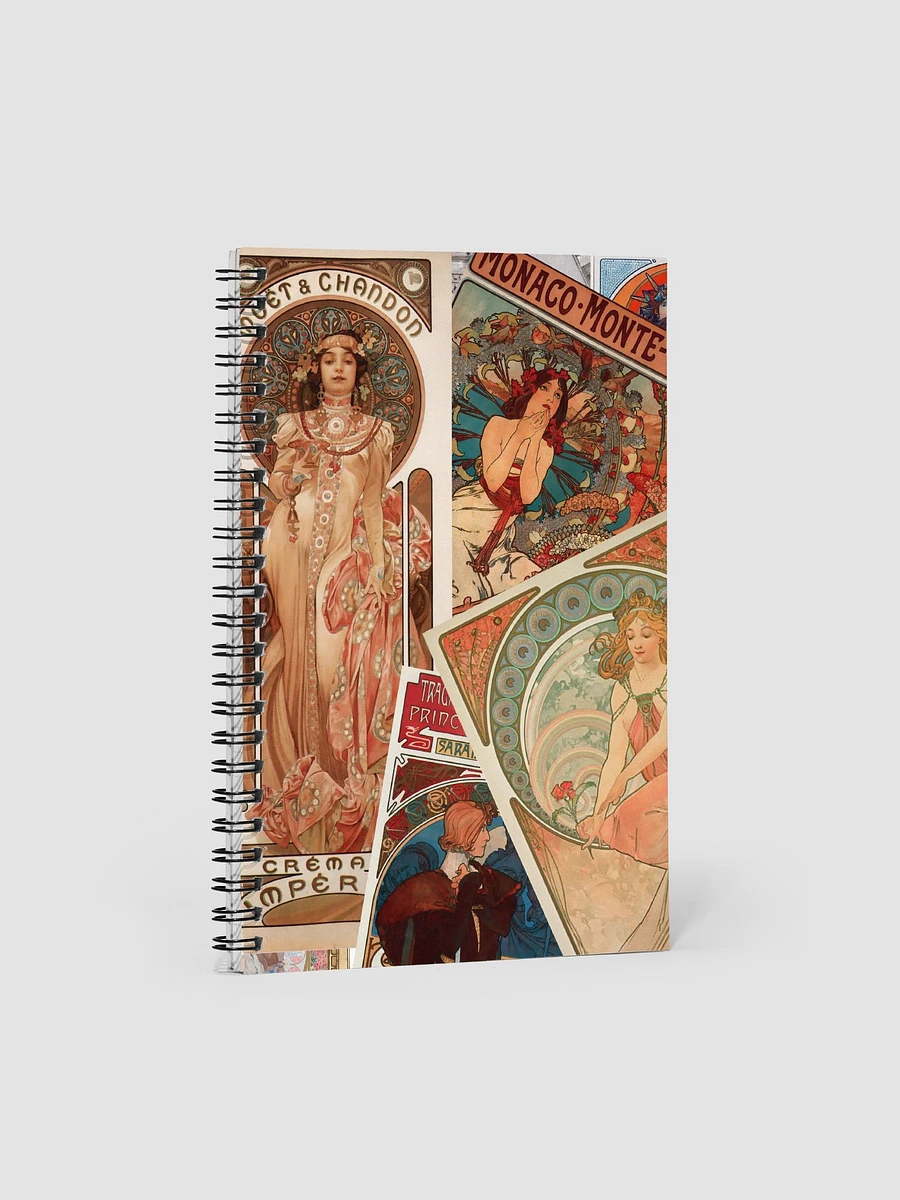 Vintage Mucha Print Notebook product image (1)