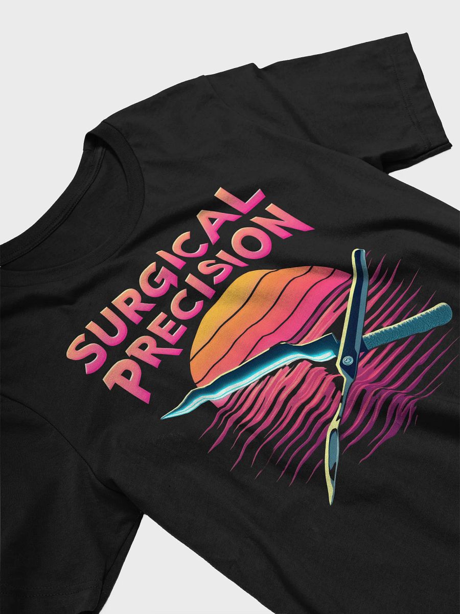 Neon Precision Sunset Scissors T-Shirt product image (26)