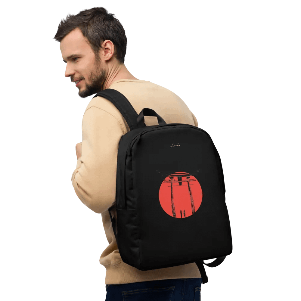 Backpack - Japan Torii Gate Couple Sunset Black product image (7)