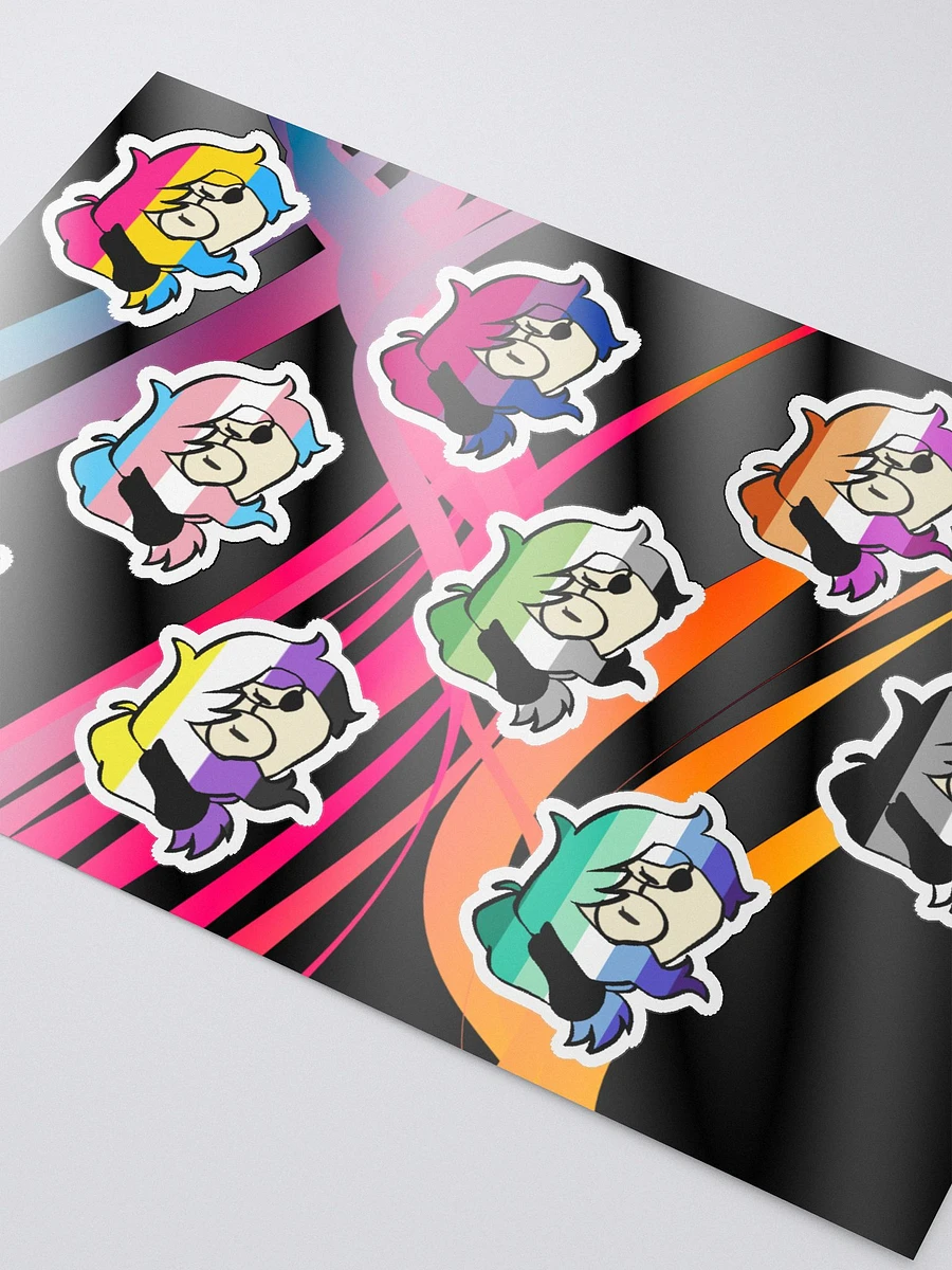 Iconic Lumi LGBTQ+ Kiss Cut Sticker Sheet product image (3)