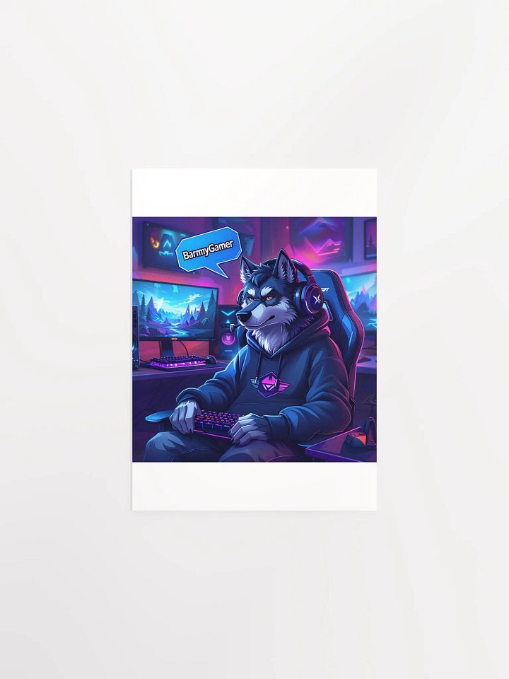 BarmyGamer Gaming Setup Poster product image (7)