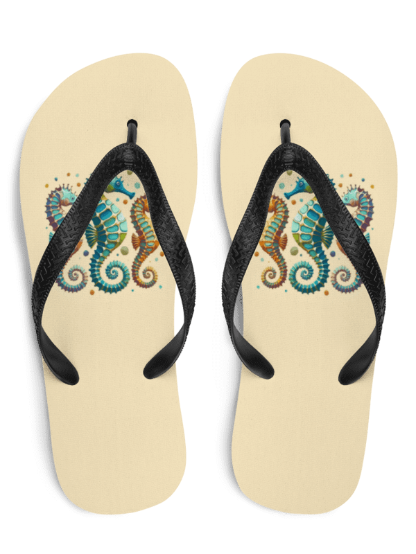 Seahorse Family Flip Flops product image (1)