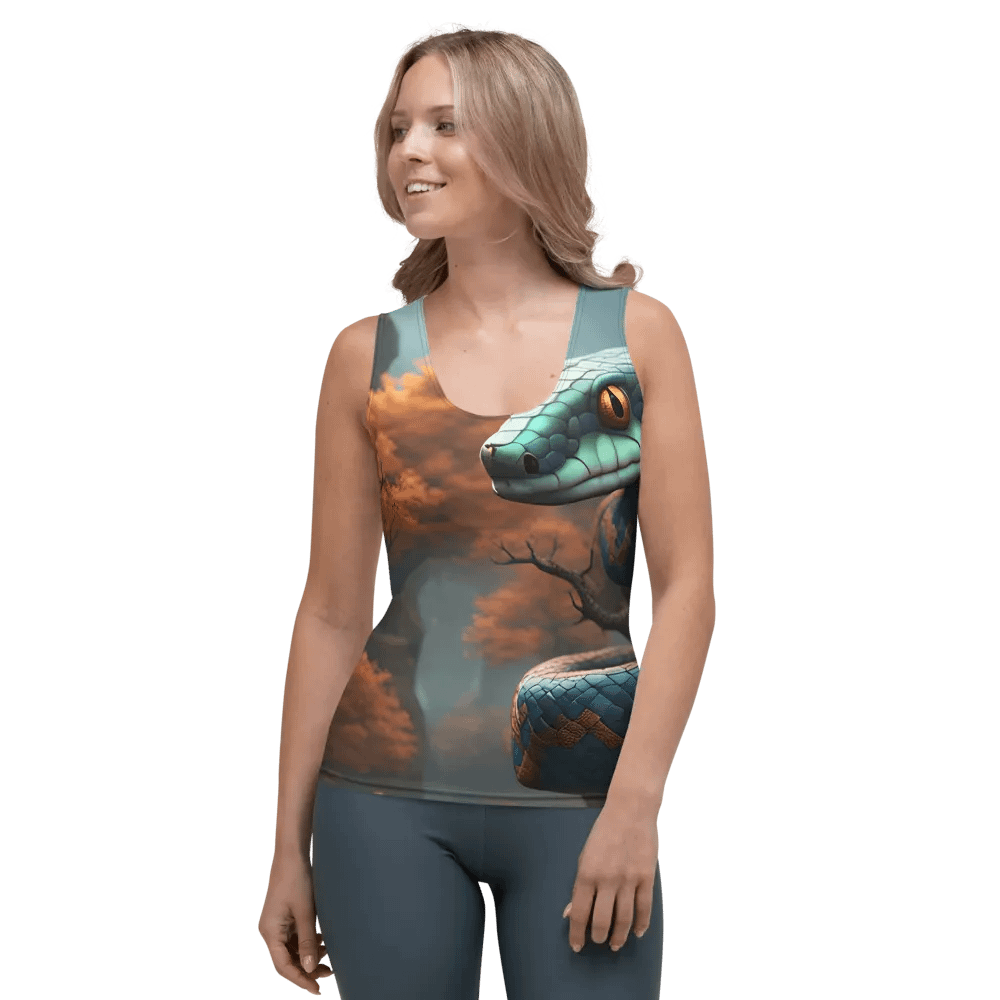Harmony Serpent All-Over Print Tank Top product image (1)