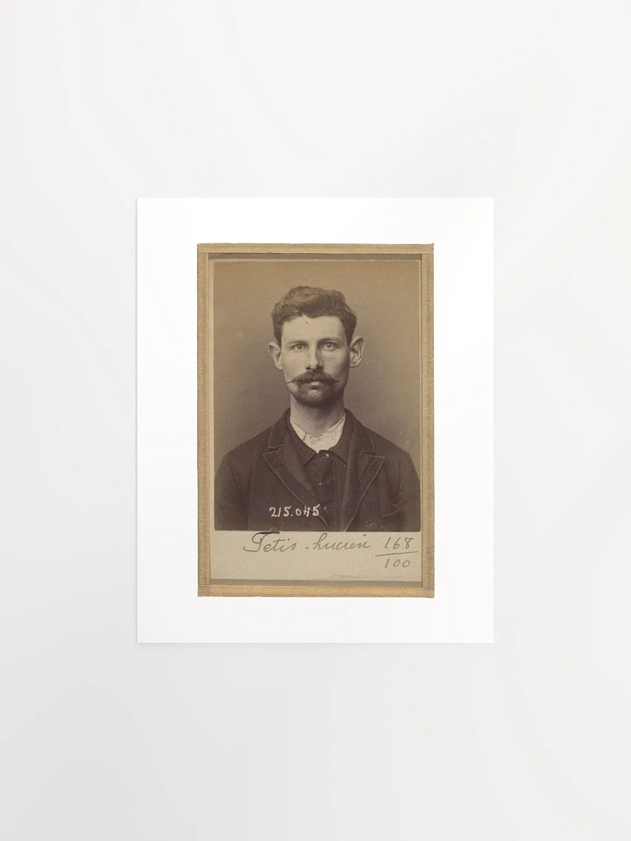 Julien Fétis Mugshot By Alphonse Bertillon (1894) - Print product image (1)