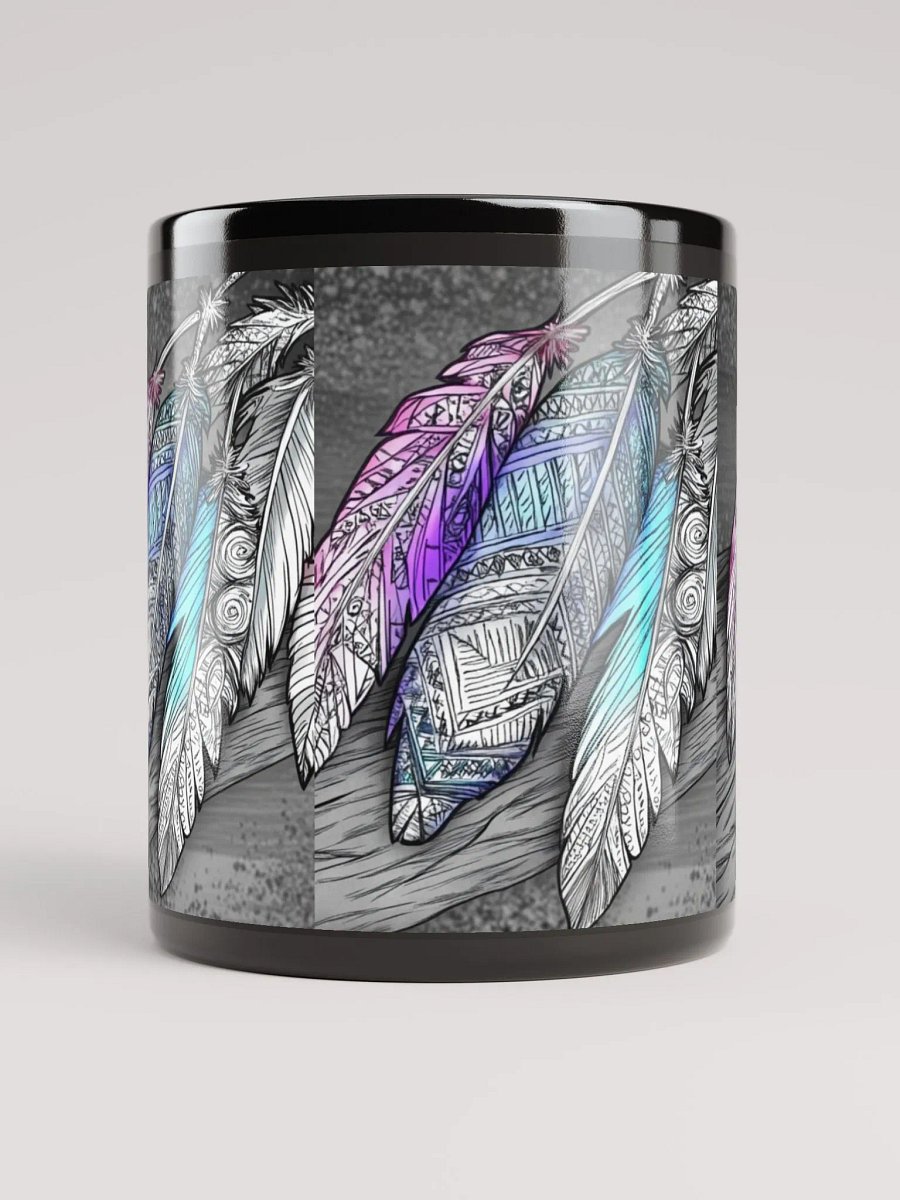 G Feathers, Black Glossy Mug product image (7)