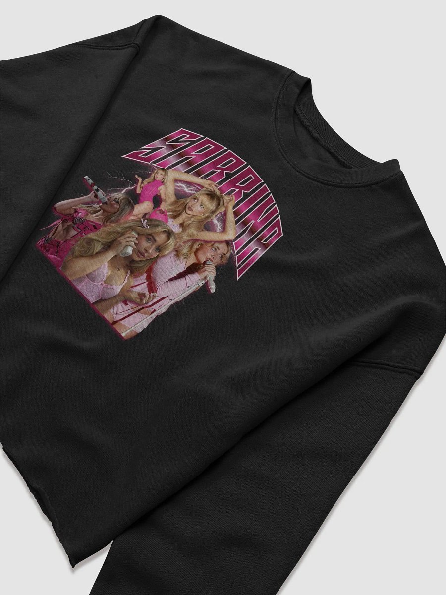 Sabrina Fleece Crop Sweatshirt | Hot Pink product image (3)