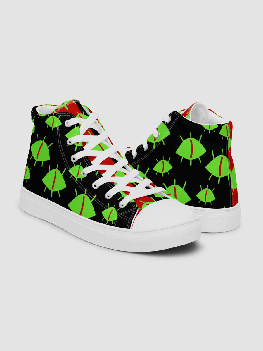 "Always Watching" Chaos Colored High Top Canvas Shoes product image (3)
